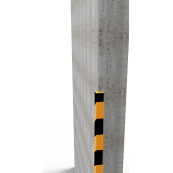 Warning and protection profiles | yellow / black | 1000 mm | Type E